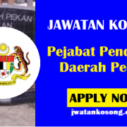 Jawatan Kosong Di Pejabat Pendidikan Daerah Pekan Tarikh Tutup 26 Mac 2021 Jawatan Kosong