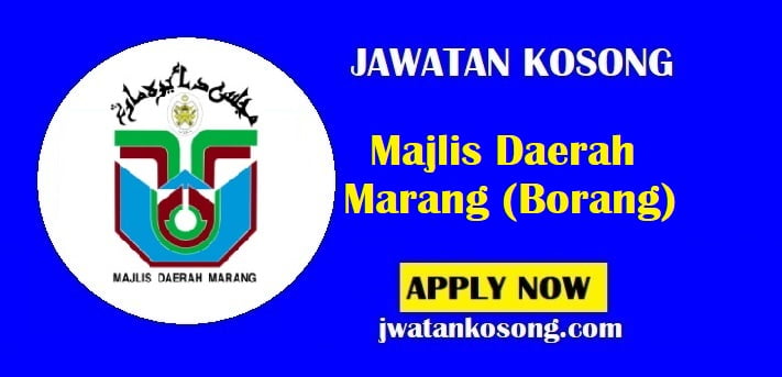 Iklan Jawatan Majlis Daerah Marang, Tarikh Tutup 10 Julai 2020