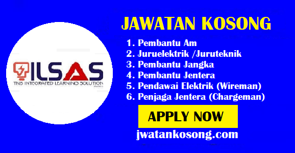 Jawatan Kosong Tnb Integrated Learning Solution Ilsas Tarikh Tutup 22 September 2021 Jawatan Kosong