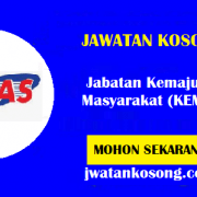 Jawatan Kosong Terkini Jabatan Kemajuan Masyarakat (KEMAS 