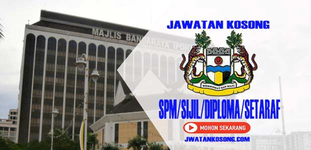 Jawatan Kosong Terkini Majlis Bandaraya Ipoh (MBI), Mohon Sekarang